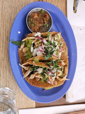 Pollo coco tacos at Jajaja Mexicana - Williamsburg in Brooklyn