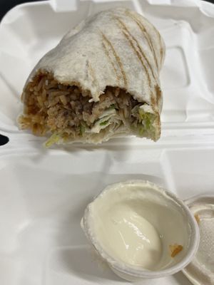 Pollo coco burrito   at Jajaja Mexicana - Williamsburg in Brooklyn