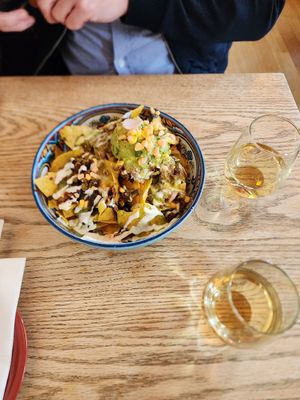 Loaded nachos at Jajaja Mexicana - Williamsburg in Brooklyn