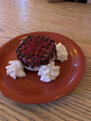 Raspberry cheesecake   at Jajaja Mexicana - Williamsburg in Brooklyn