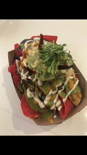 Vegan nachos  at Jajaja Mexicana - Williamsburg in Brooklyn