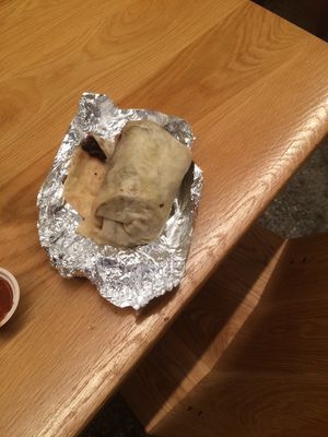 Burrito mushroom  at Jajaja Mexicana - Williamsburg in Brooklyn