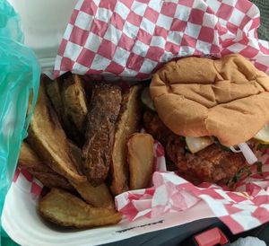 Crispy chickpea N wedges   at Des Fresh Foods in Des Moines