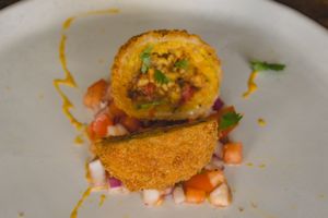 Platano Relleno at Mission Kitchen - Food Truck in Orlando
