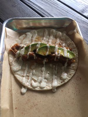 Mexican BBQ Mushroom Taco at Mission Kitchen - Food Truck in Orlando