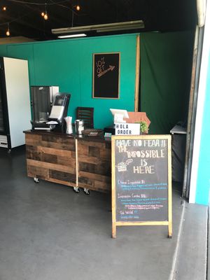 Impossible burger options at Mission Kitchen - Food Truck in Orlando