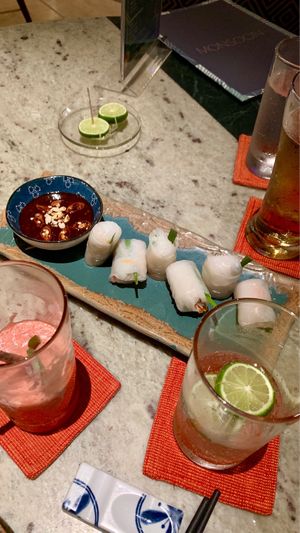 Vietnamese spring rolls at Monsoon Colombo in Colombo