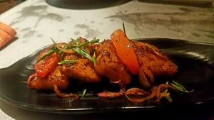 Black pepper tofu at Monsoon Colombo in Colombo