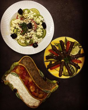 Our plates, all handmade
Vegetarian & Vegan  at Le Myndos in Bourg-en-bresse