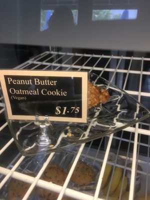 Vegan bakery goods at Cursed bikes&coffee (connected unit) at Taco Buddha in University City