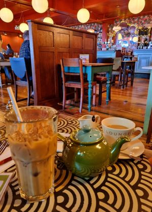 Ice coffee and pot of tea at Lounges - Dorado Lounge in Warrington