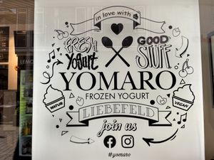 sign at YOMARO in Bielefeld