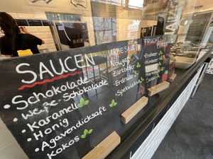 sign  at YOMARO in Bielefeld