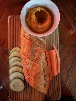  Hot chicken hummus at The Fox Bar and Cocktail Club in Nashville