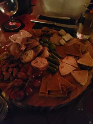 Vegan charcuterie board at The Fox Bar and Cocktail Club in Nashville