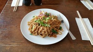 Noodles at Lucky Dumpling in Zurich