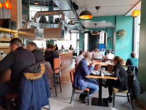Interior at Lucky Dumpling in Zurich