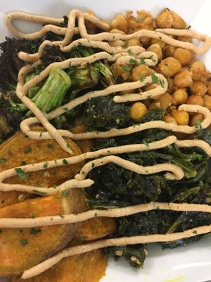 Roasted vegetable quinoa bowl. at Sealantro in Vero Beach