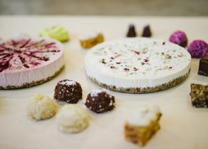 Bliss Balls and Cheezecake at The Green Moustache in Edmonton