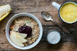 Gracious Grain Oatmeal at The Green Moustache in Edmonton