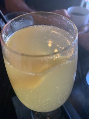 French 75 with Botanist! Yes! at Lazy Hippo at The Whiskey House in San Diego