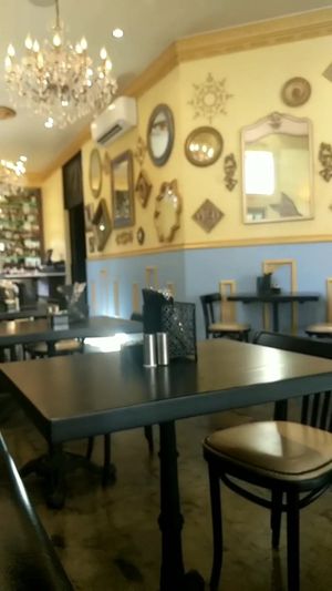 Interior, so adorable at Lazy Hippo at The Whiskey House in San Diego