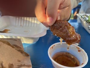 Fried taro- the best dish we had   at Panda's Thai - Food Truck in Haleiwa