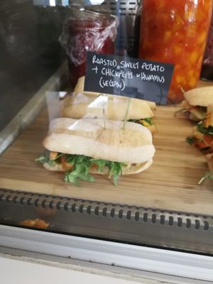 Vegan sandwich at District - Stranmillis Rd in Belfast