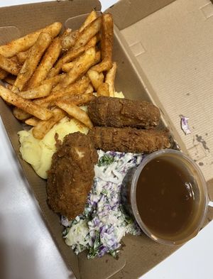 Vegan KFC takeaway  at Yavanna in Paddington