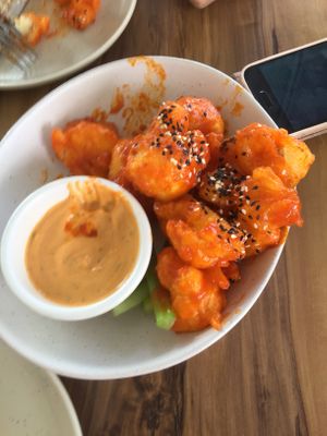 Cauliflower chicken  at Yavanna in Paddington