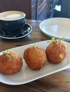Blue Cheese Arancini at Yavanna in Paddington