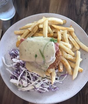 Chicken parmigiana   at Yavanna in Paddington