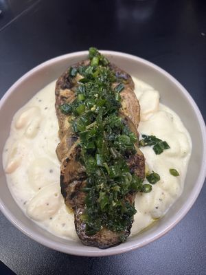 Eggplant steak gnocchi  at Yavanna in Paddington