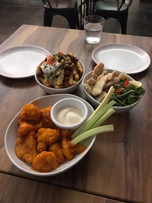 Cauli wings, loaded chips & calamari at Yavanna in Paddington