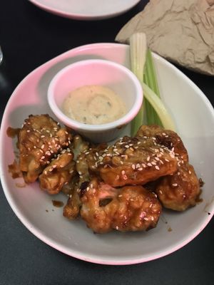 Cauliflower wings with ranch at Yavanna in Paddington