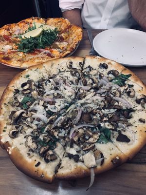 Mushroom Trio Pizza at Yavanna in Paddington