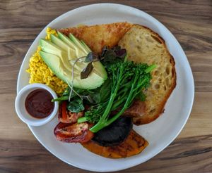 Big breakky (vegan) at Yavanna in Paddington