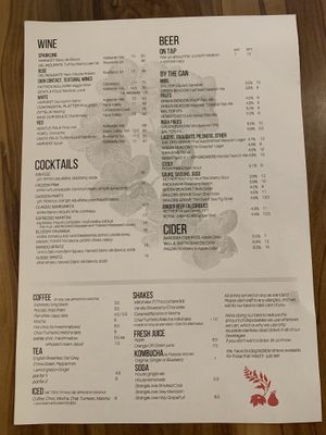 Yavanna current menu feb 2020 at Yavanna in Paddington