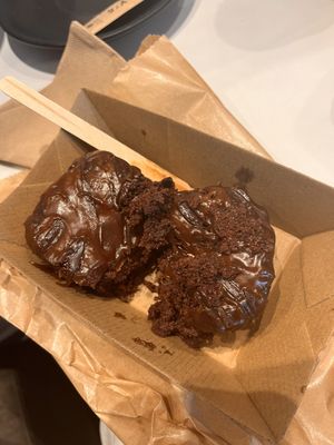 Caramel brownie was delicious   at Earth Market in Joondalup