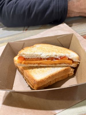 Too much vegan cheese - pretty average and dry   at Earth Market in Joondalup