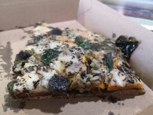 Gluten Free Vegan Pizza at Earth Market in Joondalup