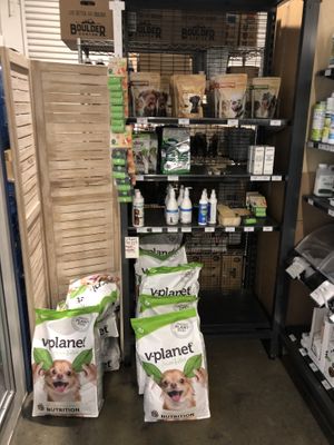 Vegan pet foods at Earth Market in Joondalup