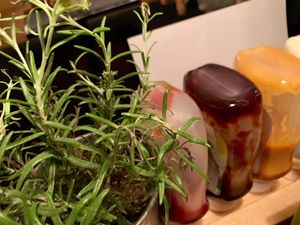 table at Hans im Glück - Mediapark in Cologne
