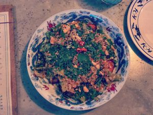 Amazing and spicy appetizer  at Hai Hai in Minneapolis