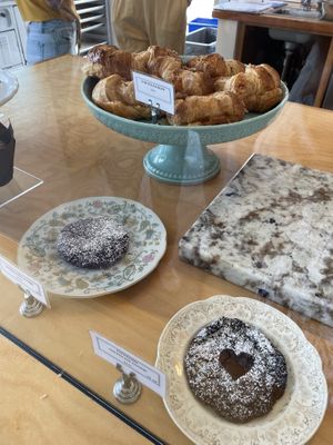 The ube cookie was delicious !  at Fiddlehead Fern Cafe in St Louis