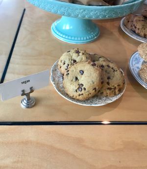 Vegan cookies at Fiddlehead Fern Cafe in St Louis