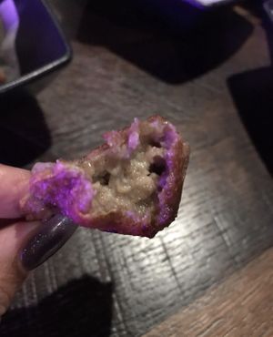 Inside apple pie  at Crispy Edge in St Louis