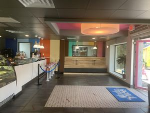 Inside  at NadaMoo! Scoop Shop in Austin