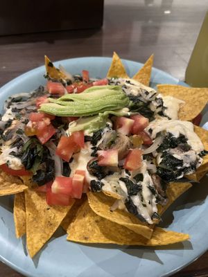 Nachos vegetarianos  at Luz y Sal in Cuenca