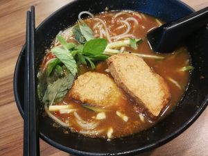 Asam laksa at Green Age 善提素 in West Singapore